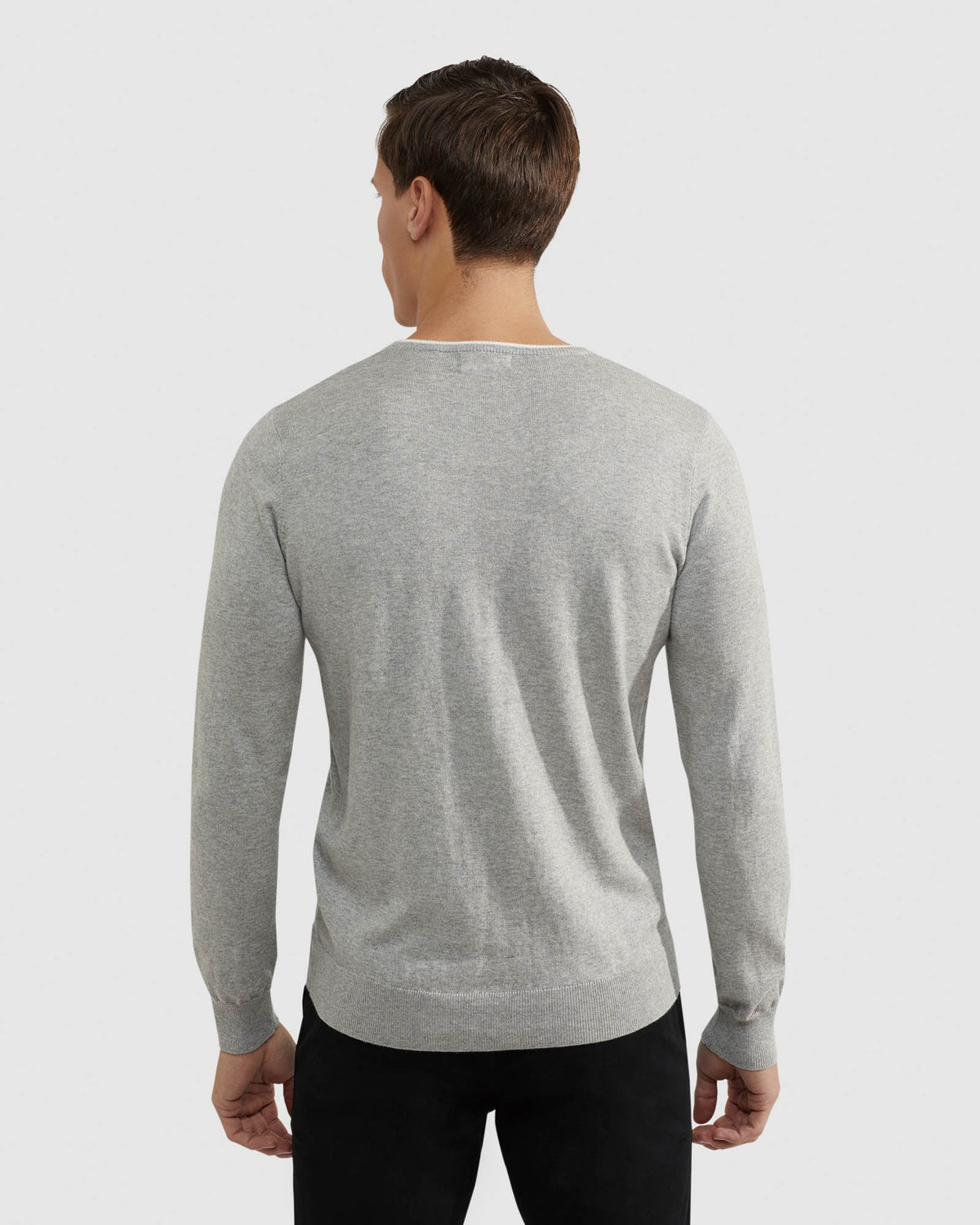 LENNY VNECK CASHMERE BLEND PULLOVER MENS KNITWEAR