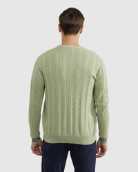 RUSTY CABLE CARDIGAN MENS KNITWEAR