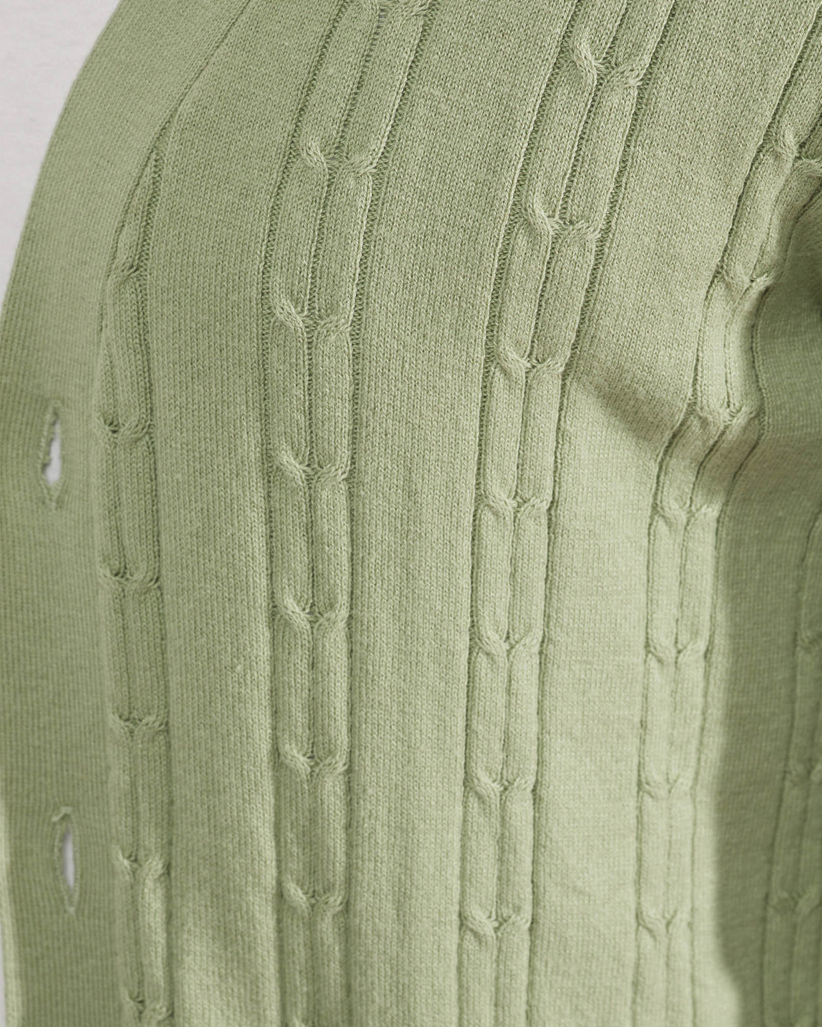 RUSTY CABLE CARDIGAN MENS KNITWEAR