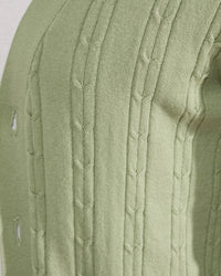 RUSTY CABLE CARDIGAN MENS KNITWEAR