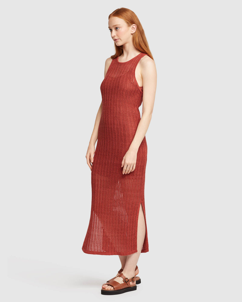 KATHERINE KNIT DRESS WITH SLIP - AVAILABLE ~ 1-2 weeks WOMENS DRESSES
