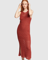 KATHERINE KNIT DRESS WITH SLIP - AVAILABLE ~ 1-2 weeks WOMENS DRESSES