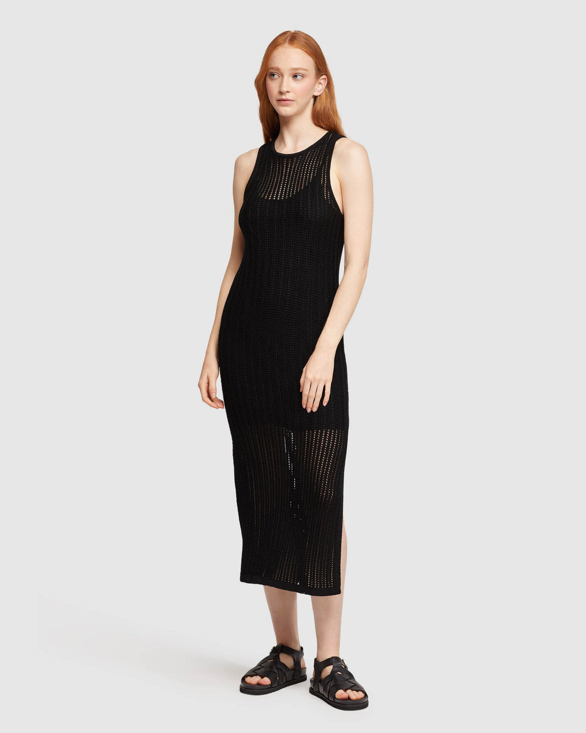 KATHERINE KNIT DRESS WITH SLIP - AVAILABLE ~ 1-2 weeks WOMENS DRESSES