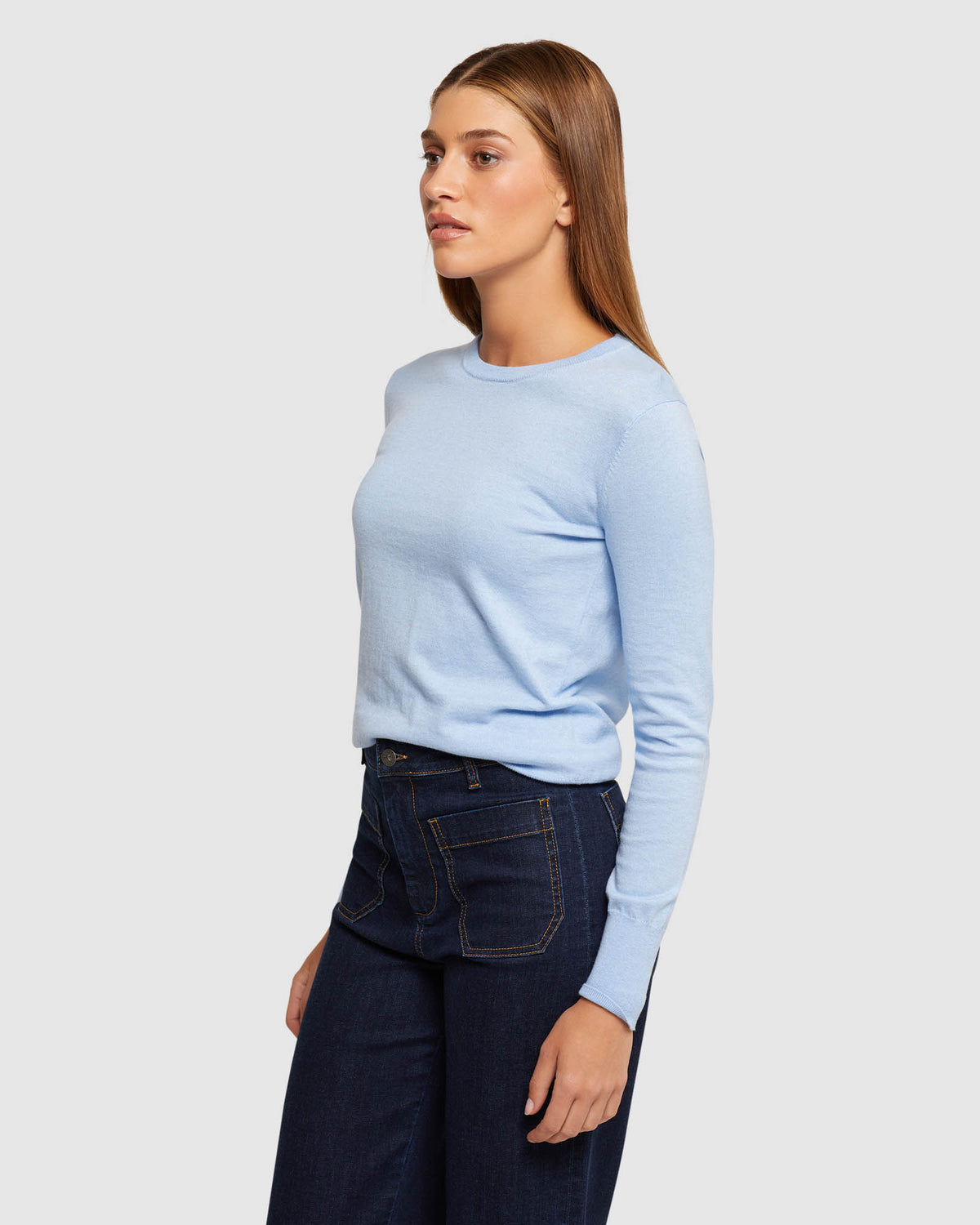 EMILY CREW NECK KNIT WOMENS KNITWEAR