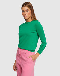 EMILY CREW NECK KNIT WOMENS KNITWEAR