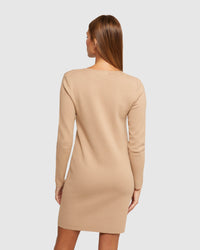 RAQUEL KNITTED MINI DRESS WOMENS DRESSES