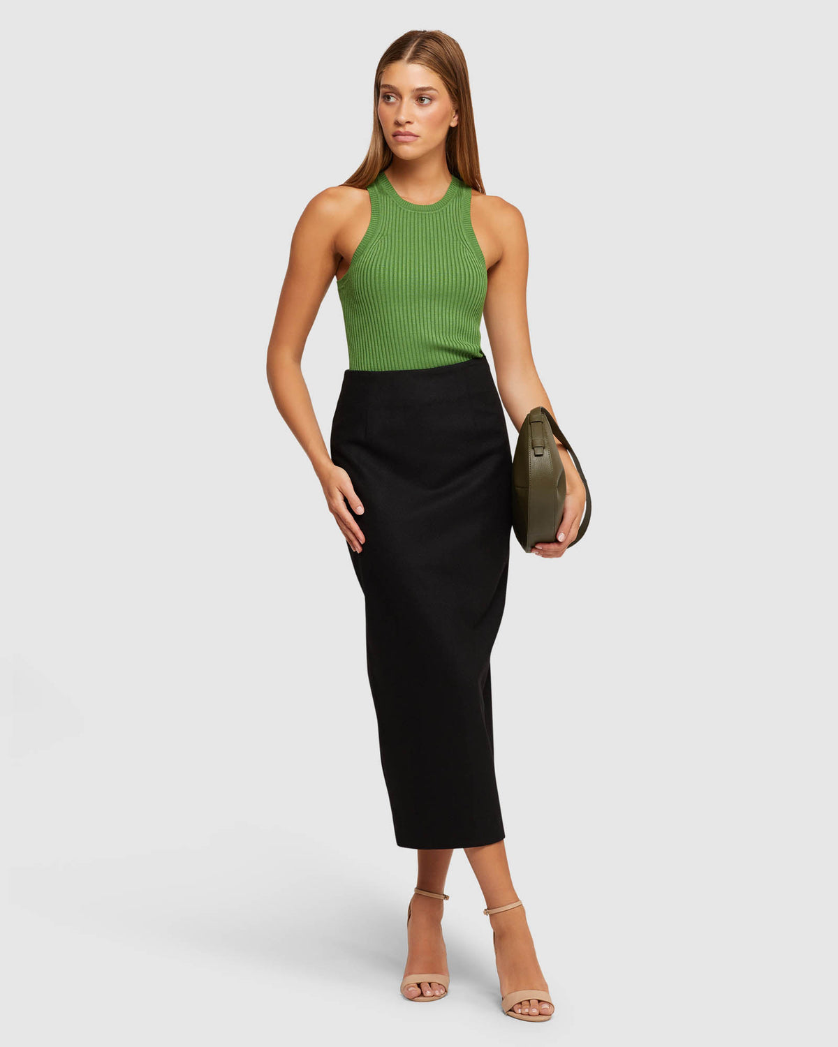 TORY KNITTED TANK WOMENS KNITWEAR