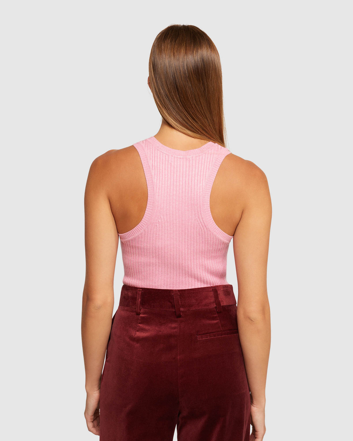 TORY KNITTED TANK WOMENS KNITWEAR