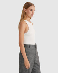 TORY RIB TANK WOMENS KNITWEAR