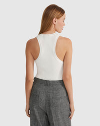 TORY RIB TANK WOMENS KNITWEAR