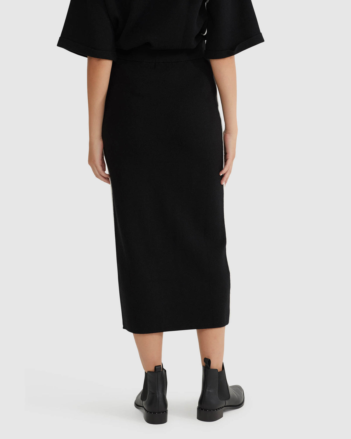 BIRDIE TRIM MIDI SKIRT WOMENS SKIRTS