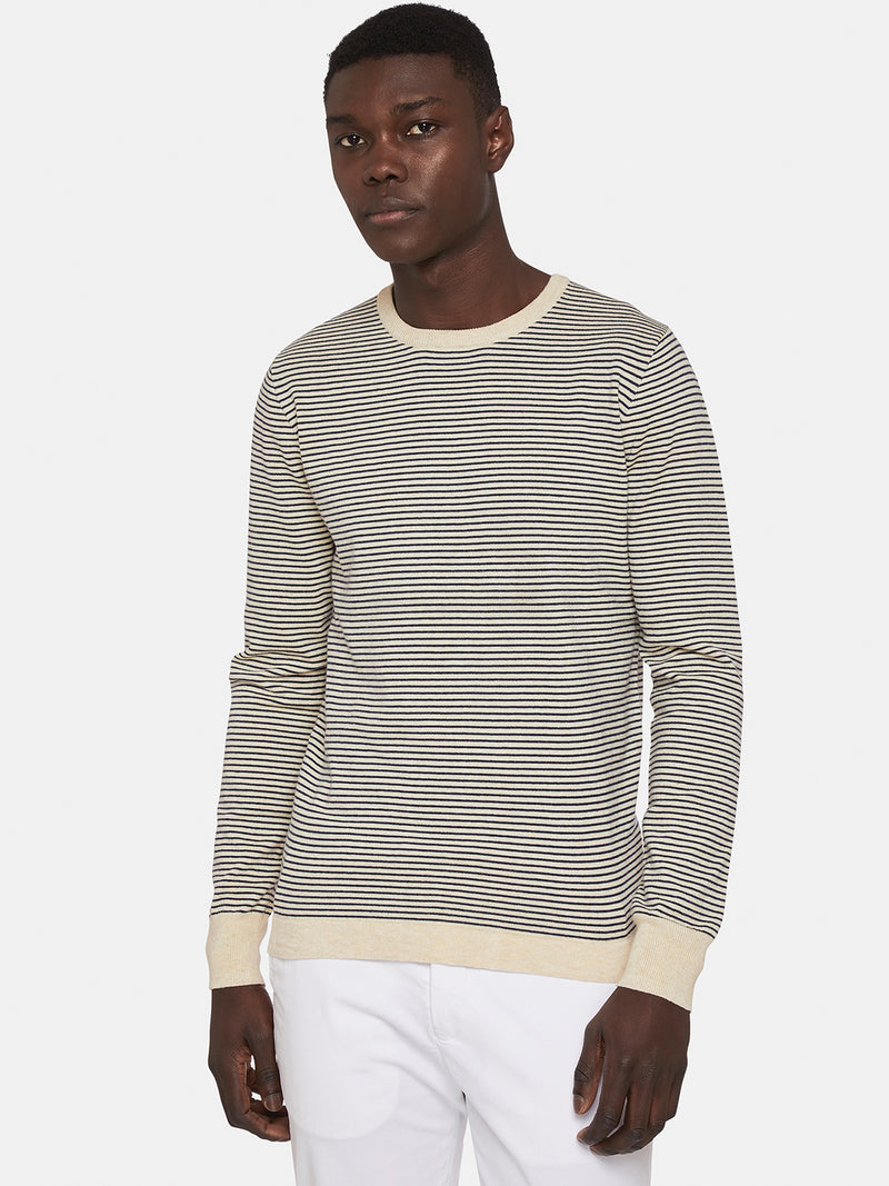 WILL PIMA COTTON STRIPED KNIT