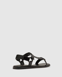 MARIKA PLAITED VELCRO SANDALS WOMENS SHOES