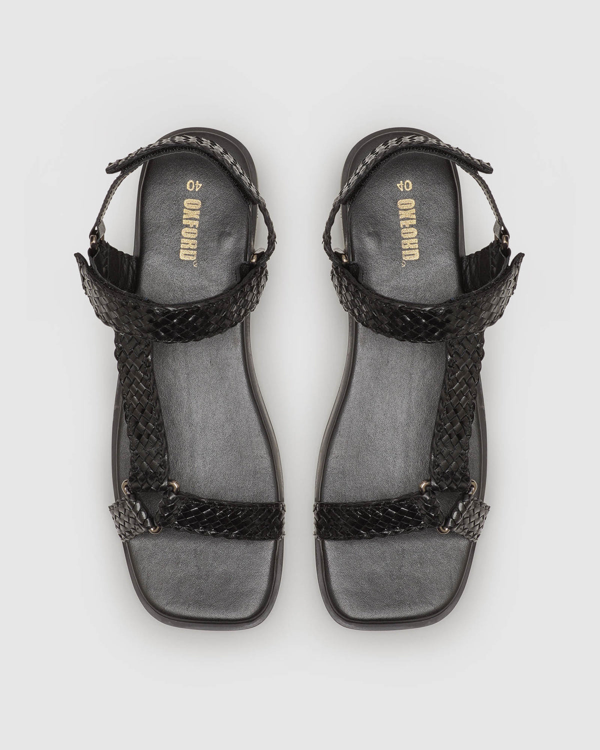 MARIKA PLAITED VELCRO SANDALS WOMENS SHOES