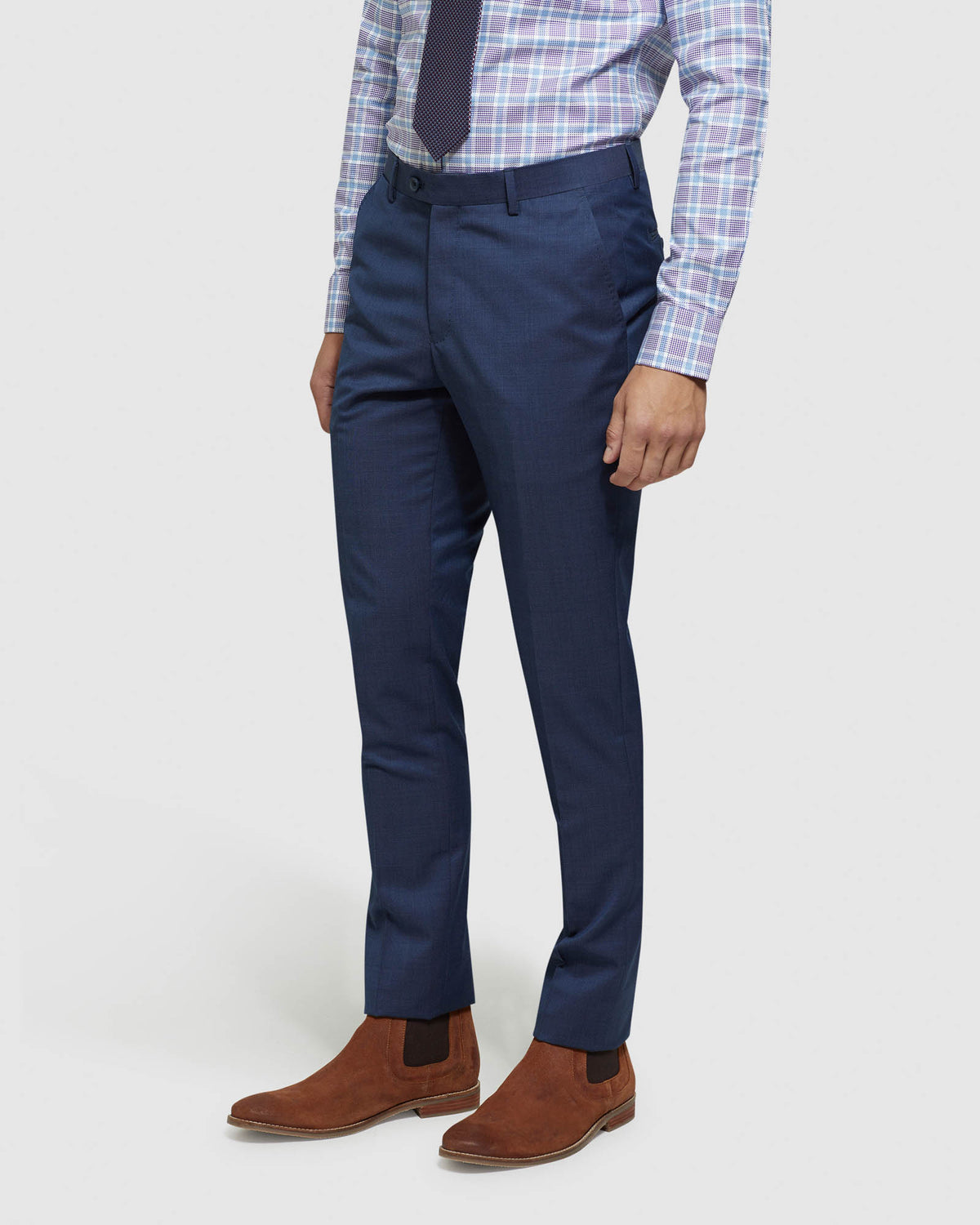 BYRON WOOL STRETCH SUIT TROUSERS MENS SUITS