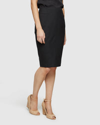 MONROE WOOL STRETCH SUIT SKIRT WOMENS SUITS JKTS COATS