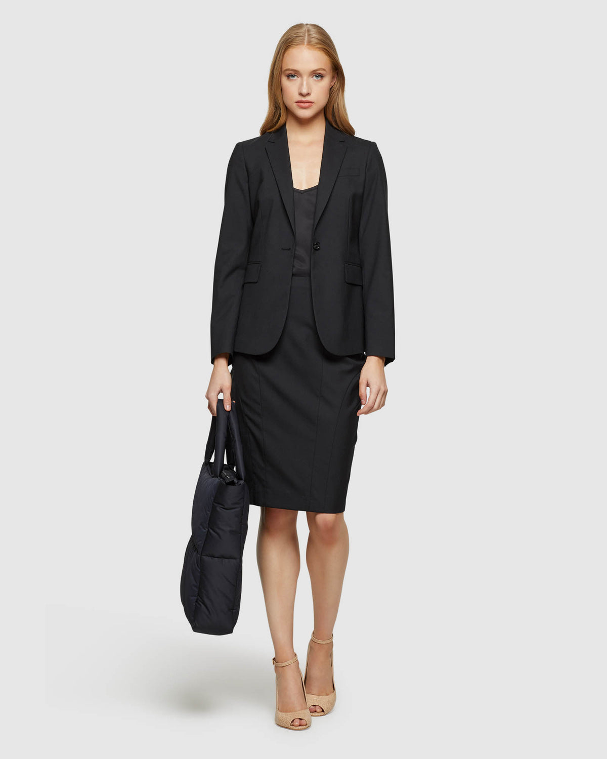 MONROE WOOL STRETCH SUIT SKIRT WOMENS SUITS JKTS COATS