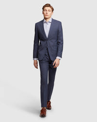 HOPKINS WOOL STRETCH CHECK TROUSERS MENS SUITS