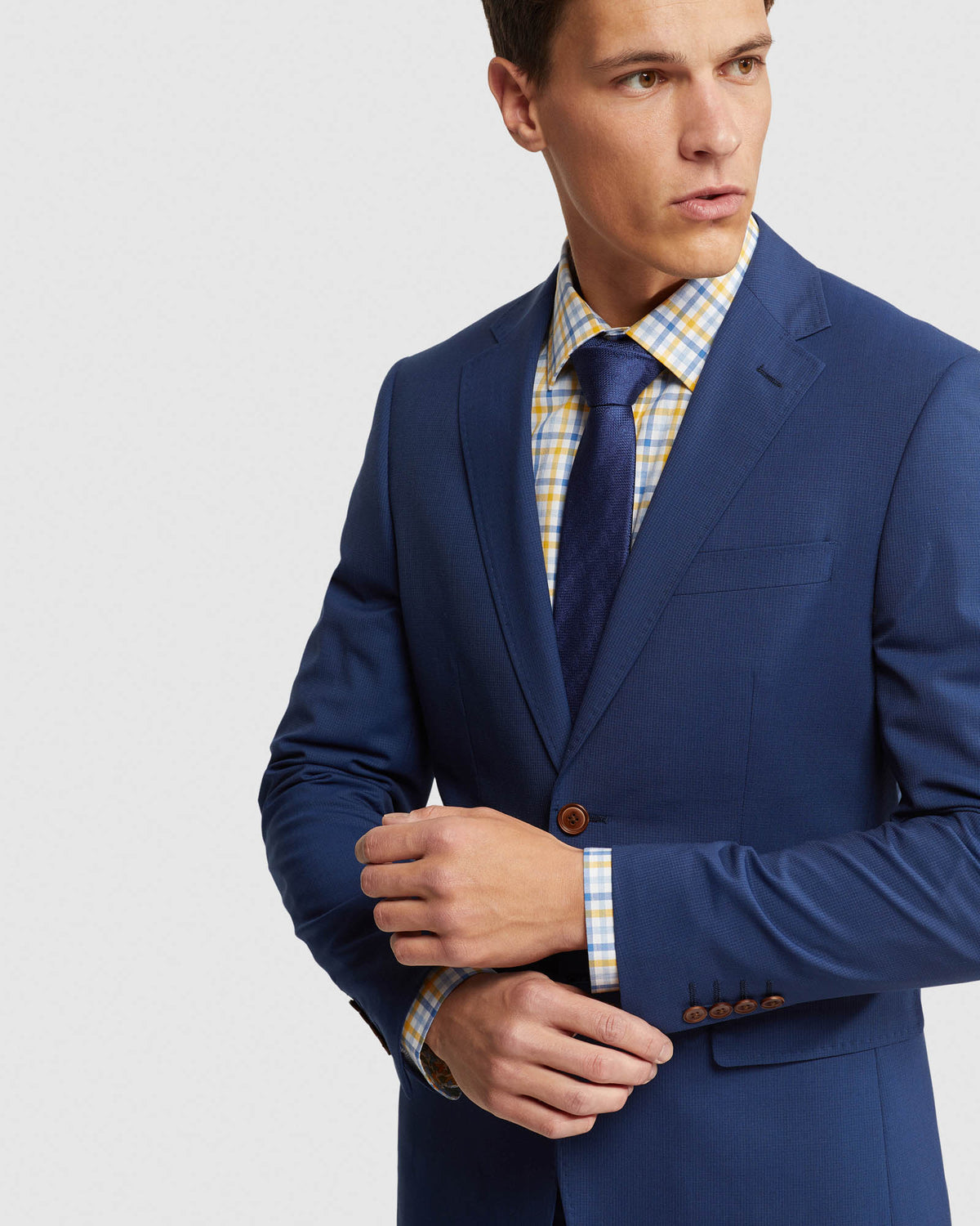 BYRON WOOL STRETCH SUIT JACKET MENS SUITS