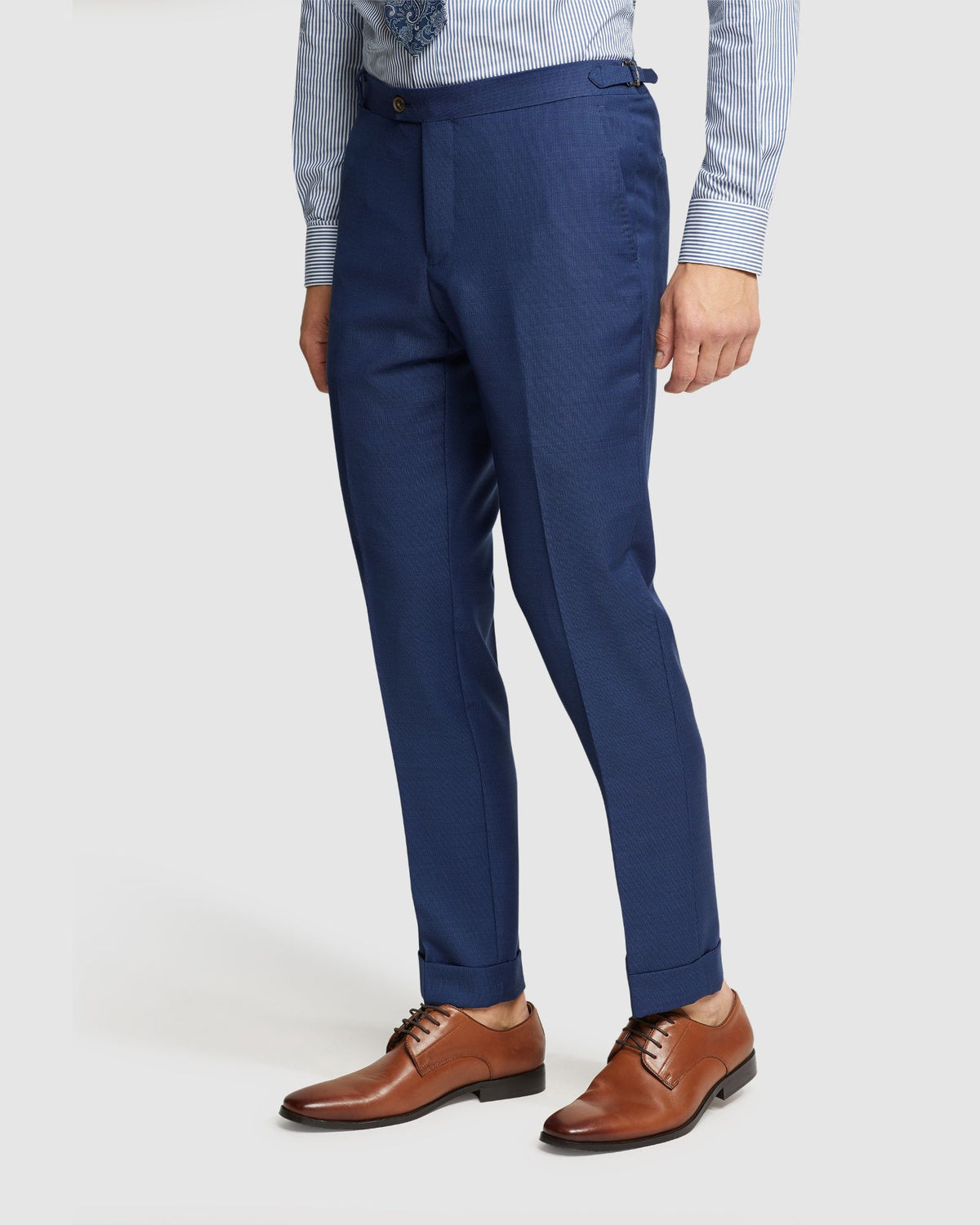 BYRON FOLDED CUFF WL SUIT TROUSERS MENS SUITS