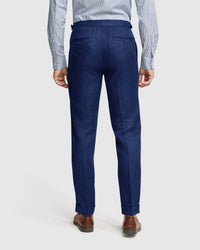 Byron Folded Cuff Wool Suit Trousers