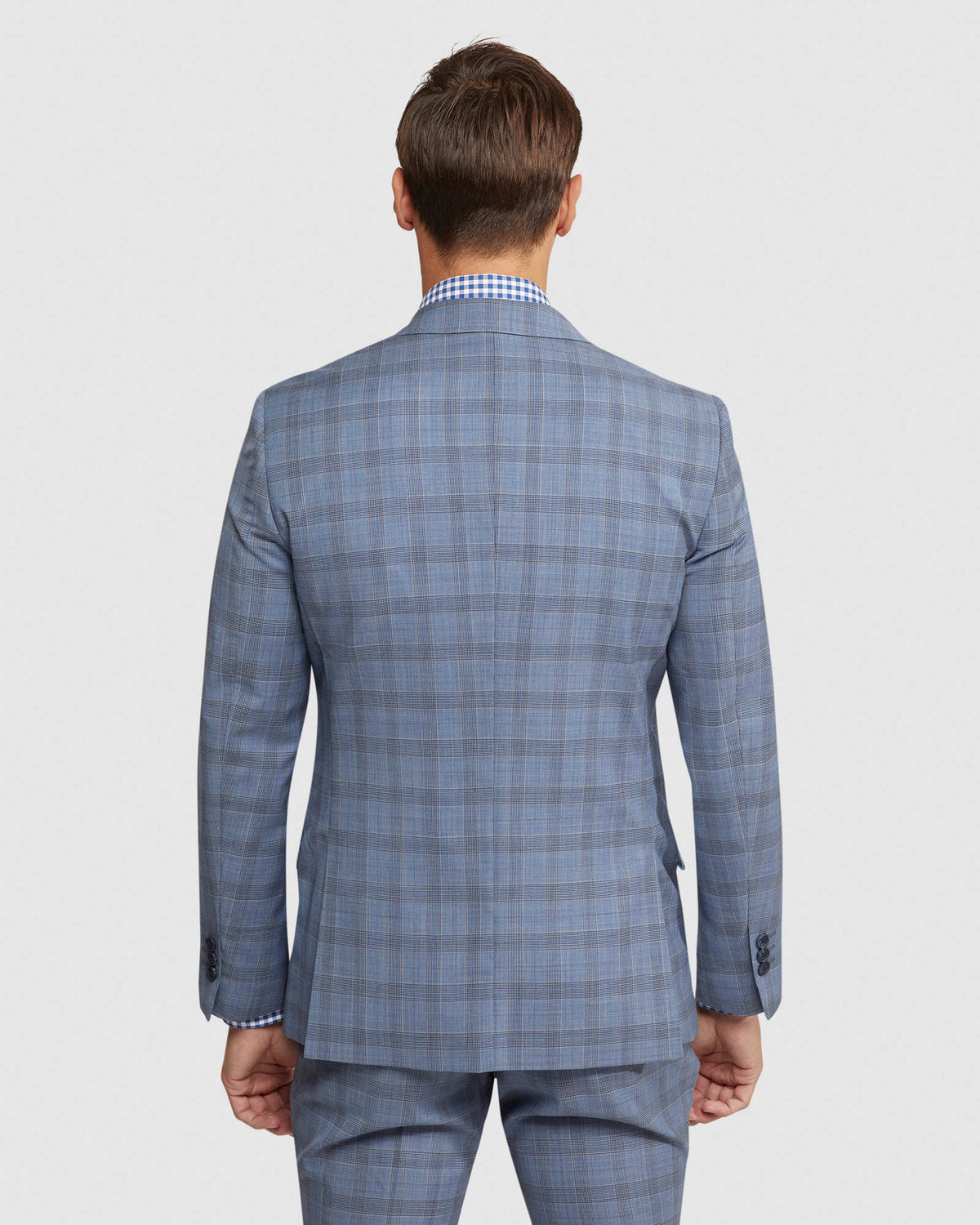 NEW HOPKINS WOOL CHECKED SUIT JACKET MENS SUITS