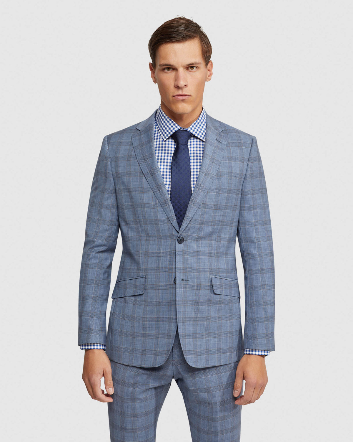 NEW HOPKINS WOOL CHECKED SUIT JACKET MENS SUITS
