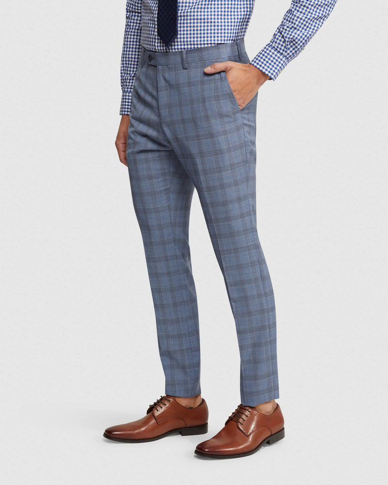 HOPKINS WOOL CHECKED SUIT TROUSERS MENS SUITS