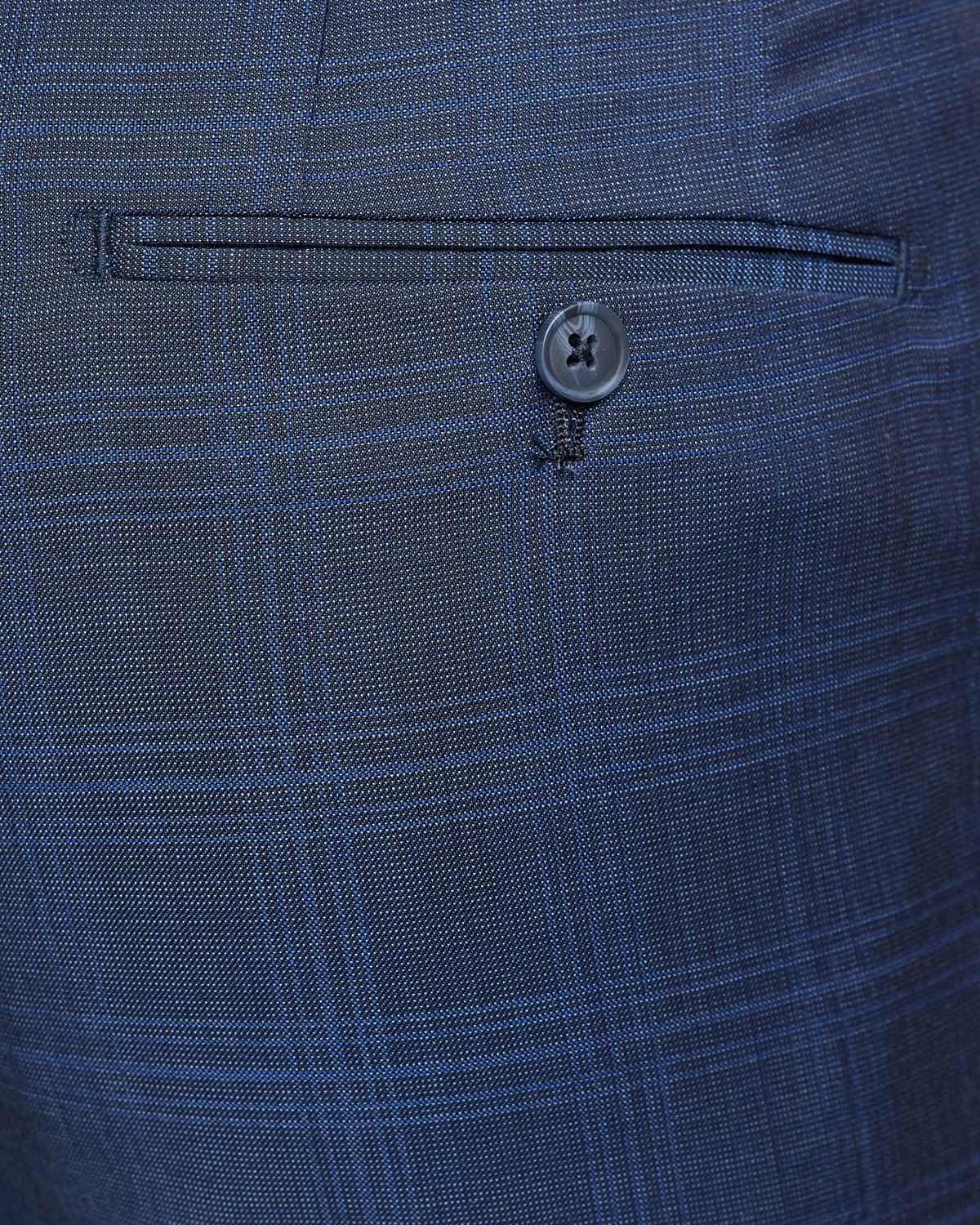 BYRON WOOL CHECKED SUIT TROUSERS MENS SUITS