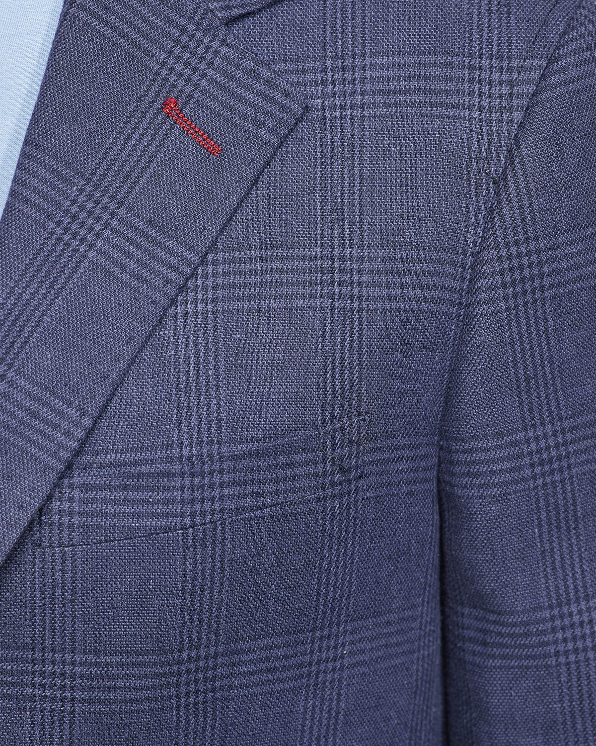 BLAKE LINEN BLEND CHECKED BLAZER MENS JACKETS AND COATS