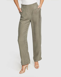 KATERINA CUPRO BLEND PANTS WOMENS PANTS