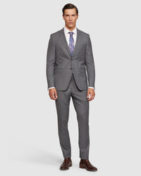 AUDEN WOOL STRETCH SUIT TROUSERS MENS SUITS
