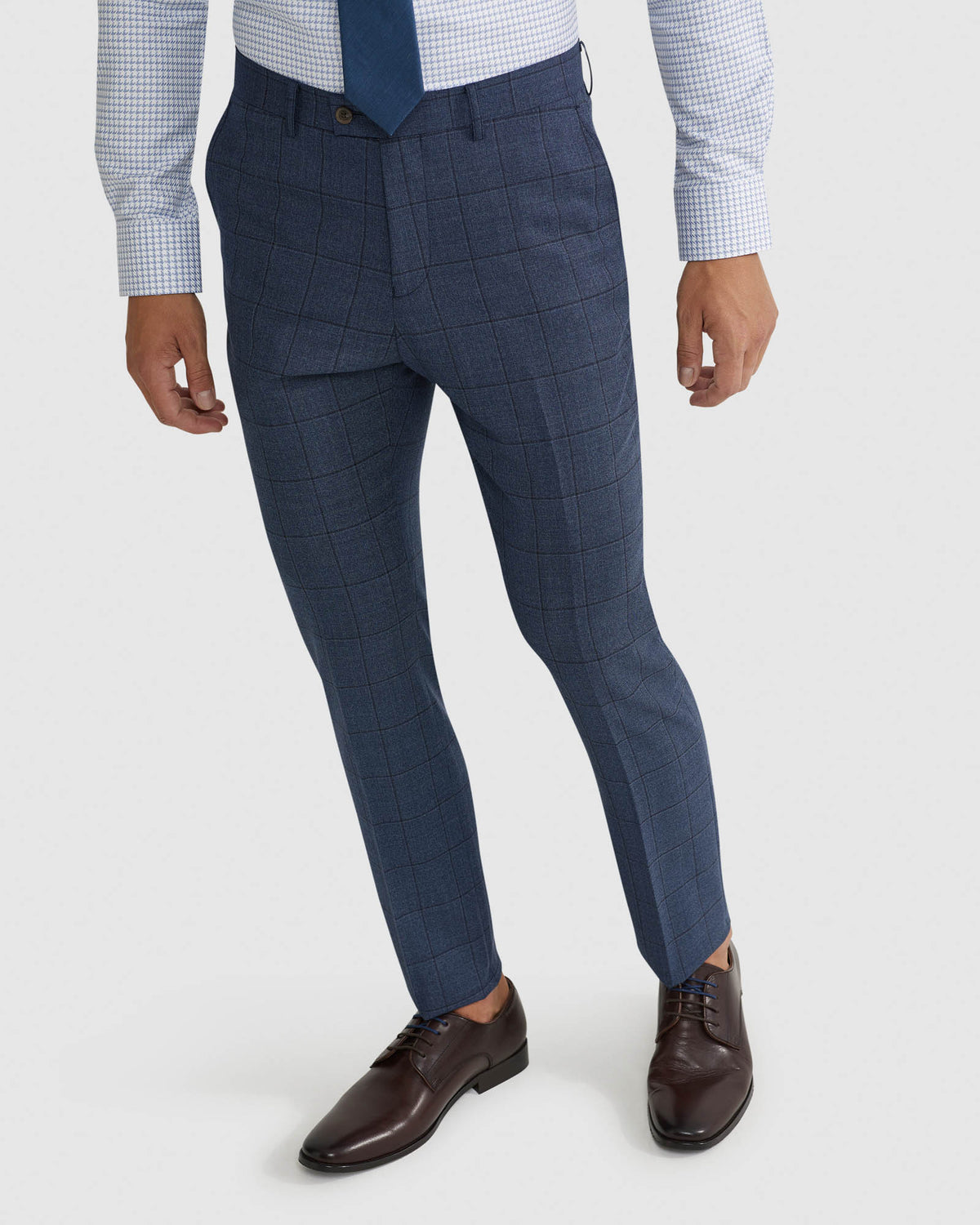HOPKINS WOOL STRETCH SUIT TROUSERS MENS SUITS
