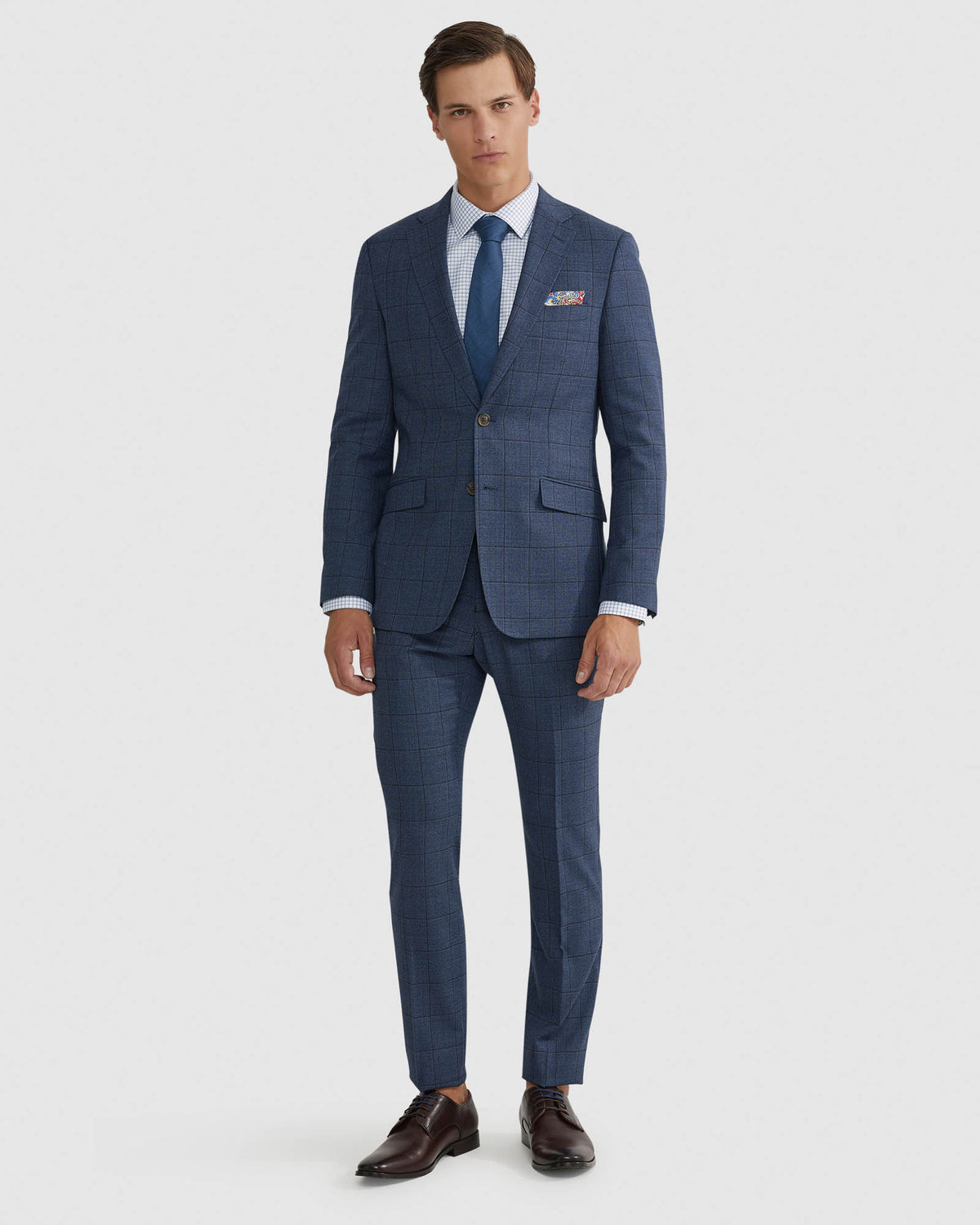 HOPKINS WOOL STRETCH SUIT TROUSERS MENS SUITS