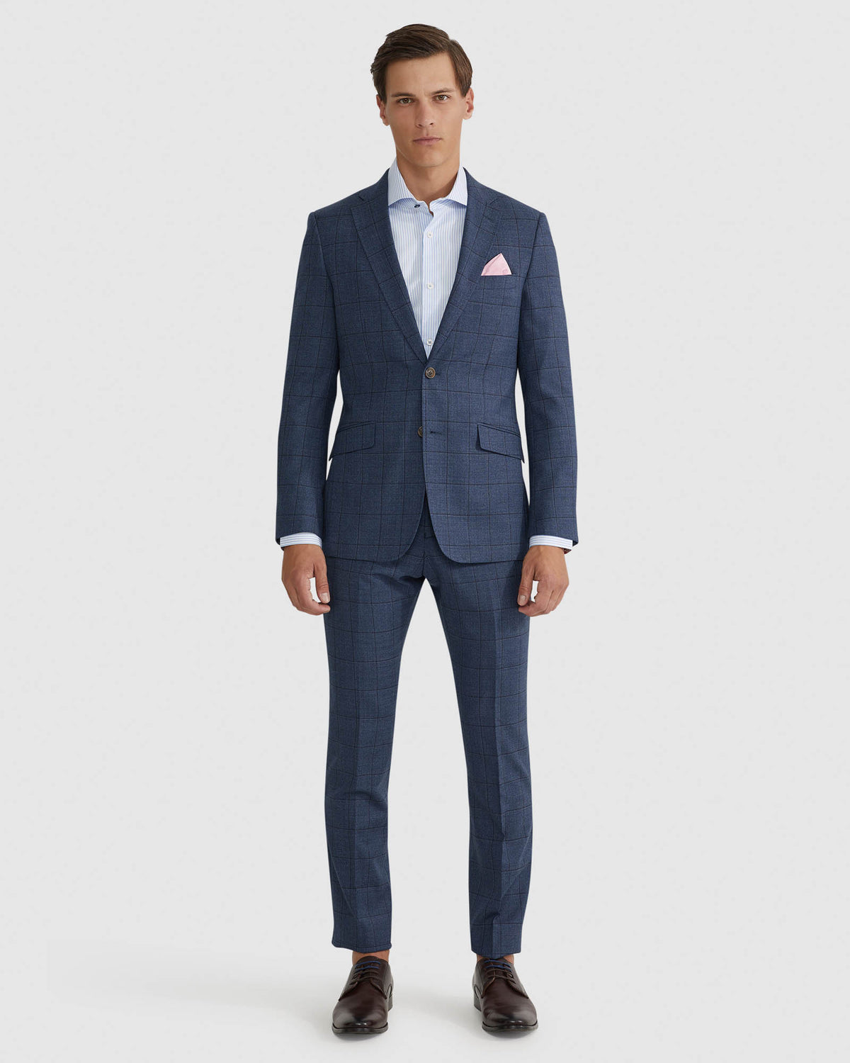 HOPKINS WOOL STRETCH SUIT TROUSERS MENS SUITS