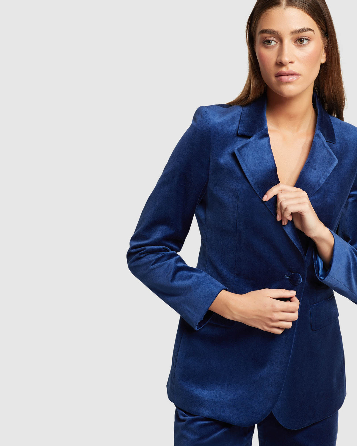 RAFFI VELVET JACKET WOMENS SUITS JKTS COATS