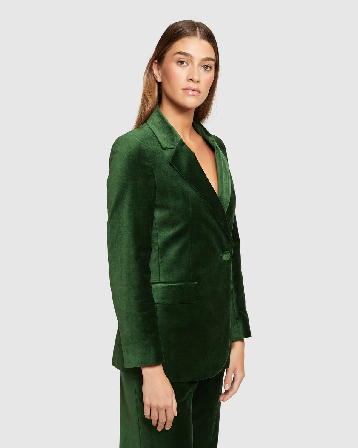 RAFFI VELVET JACKET WOMENS SUITS JKTS COATS