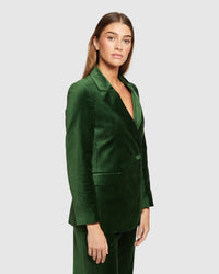 RAFFI VELVET JACKET WOMENS SUITS JKTS COATS