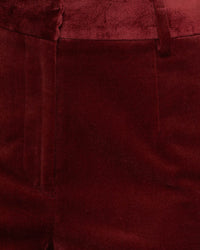 LYDIA VELVET TROUSERS WOMENS PANTS