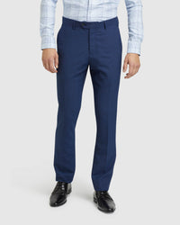 AUDEN WOOL SUIT TROUSERS NAVY
