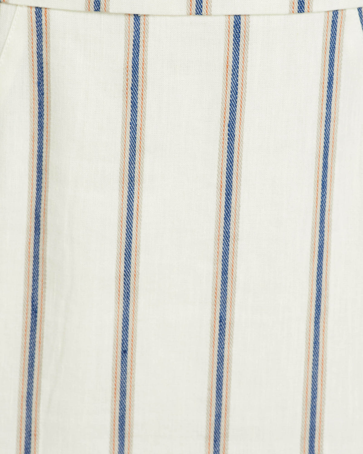 MAX STRIPED LINEN BLEND DRESS