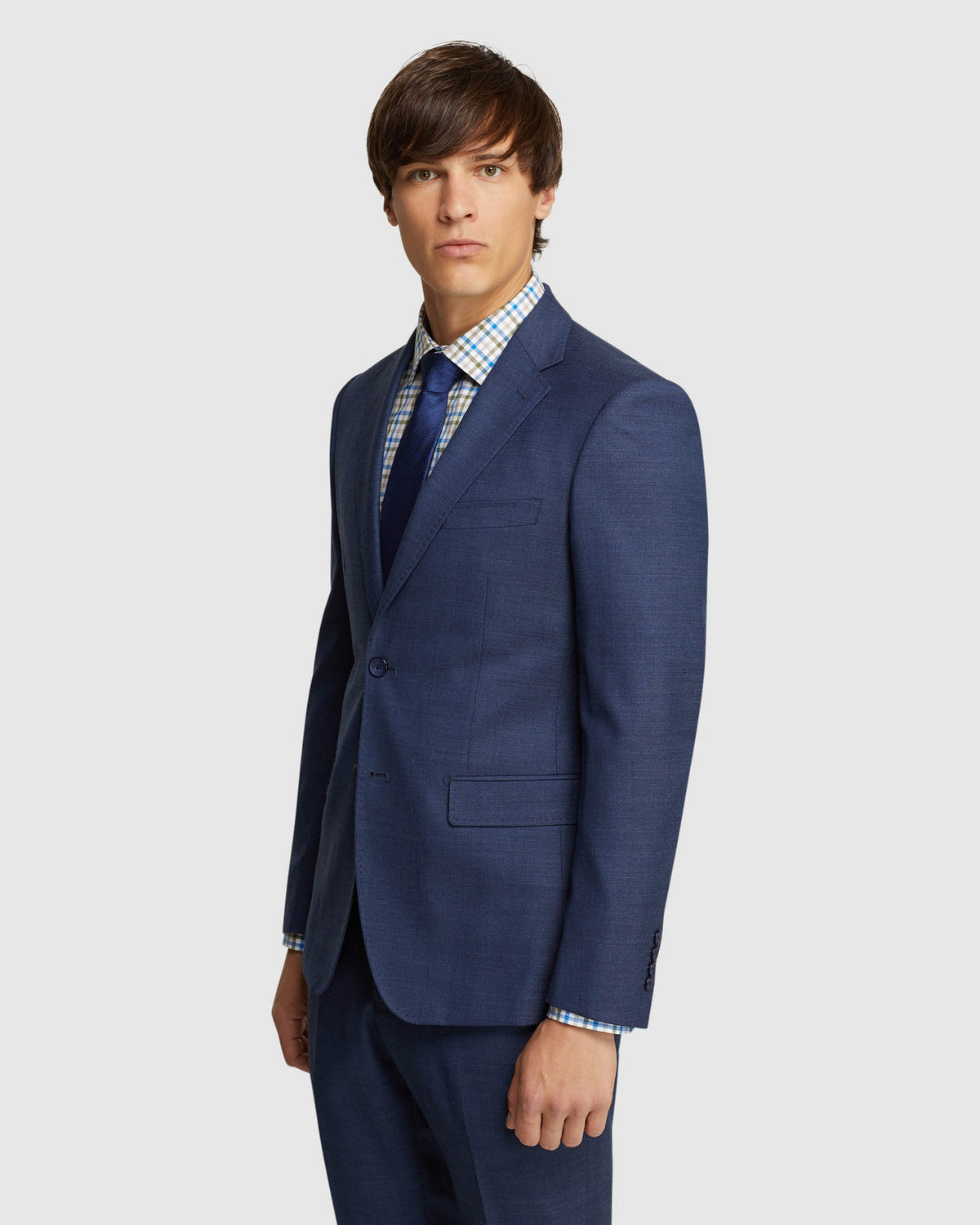 BYRON WOOL SUIT JACKET BLUE