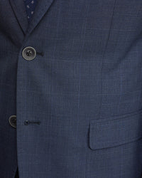 AUDEN WOOL STRETCH CHECK SUIT JKT MENS SUITS
