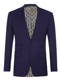 MARLOWE WOOL SUIT JACKET BLUE