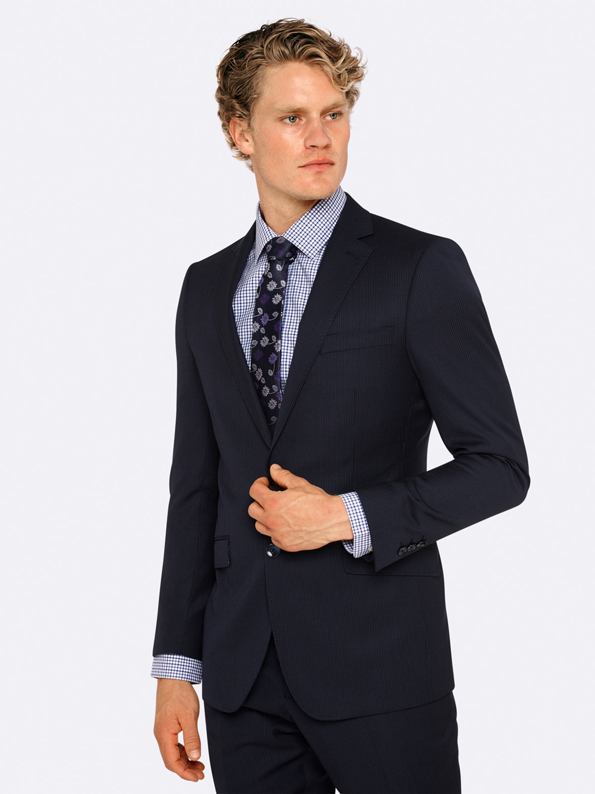 NEW HOPKINS SUIT JACKET CHARCOAL