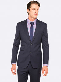 MARLOWE WOOL SUIT JACKET CHARCOAL
