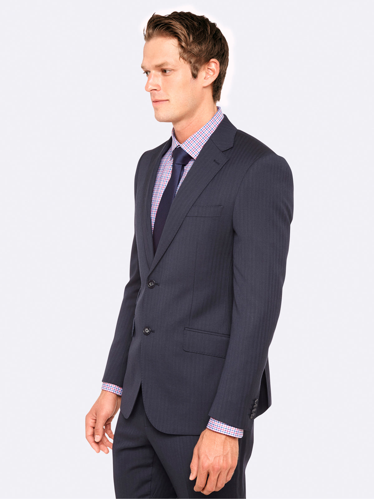 MARLOWE WOOL SUIT JACKET CHARCOAL
