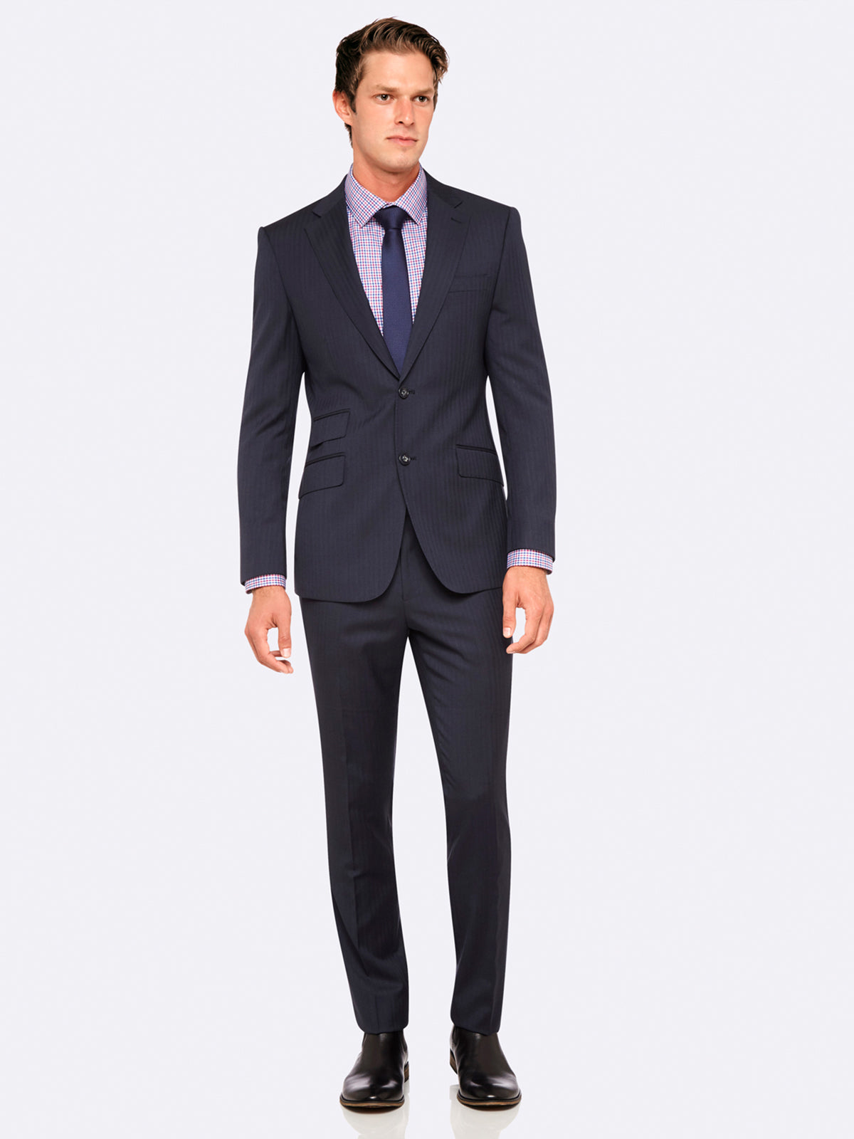 MARLOWE WOOL SUIT JACKET CHARCOAL