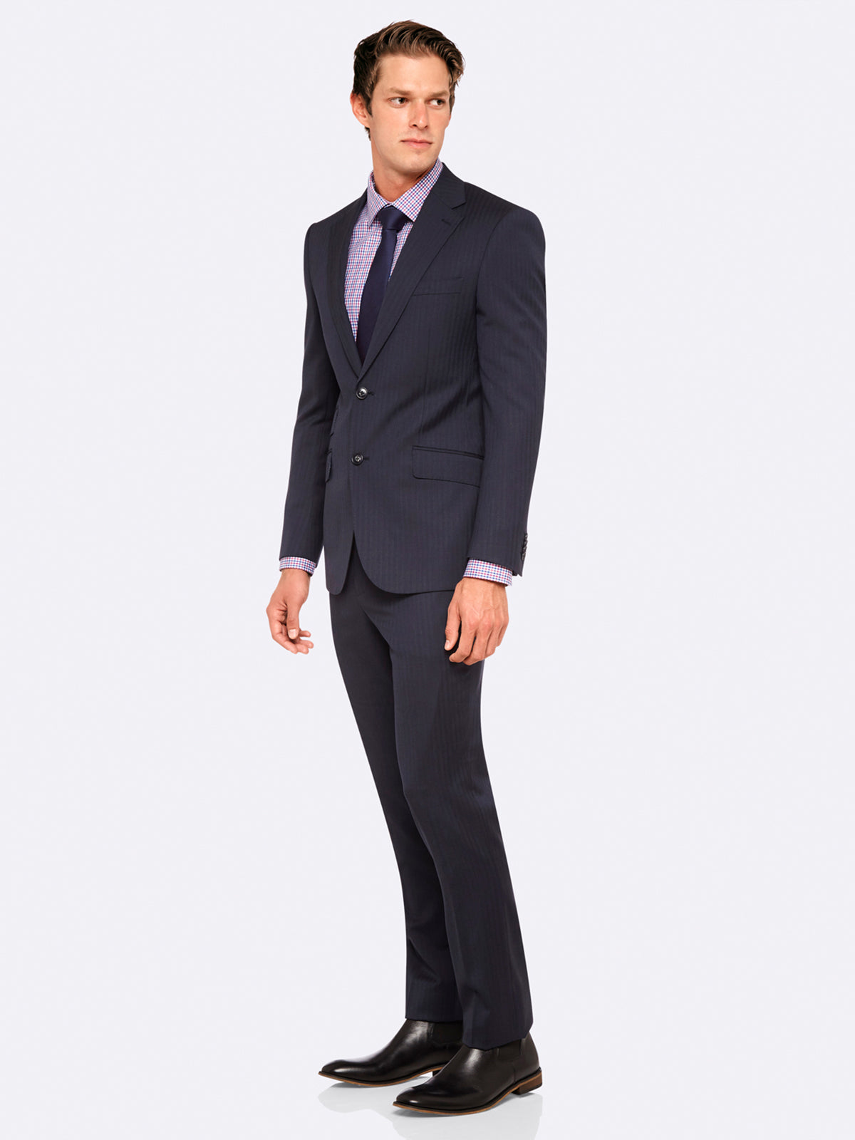 MARLOWE WOOL SUIT JACKET CHARCOAL