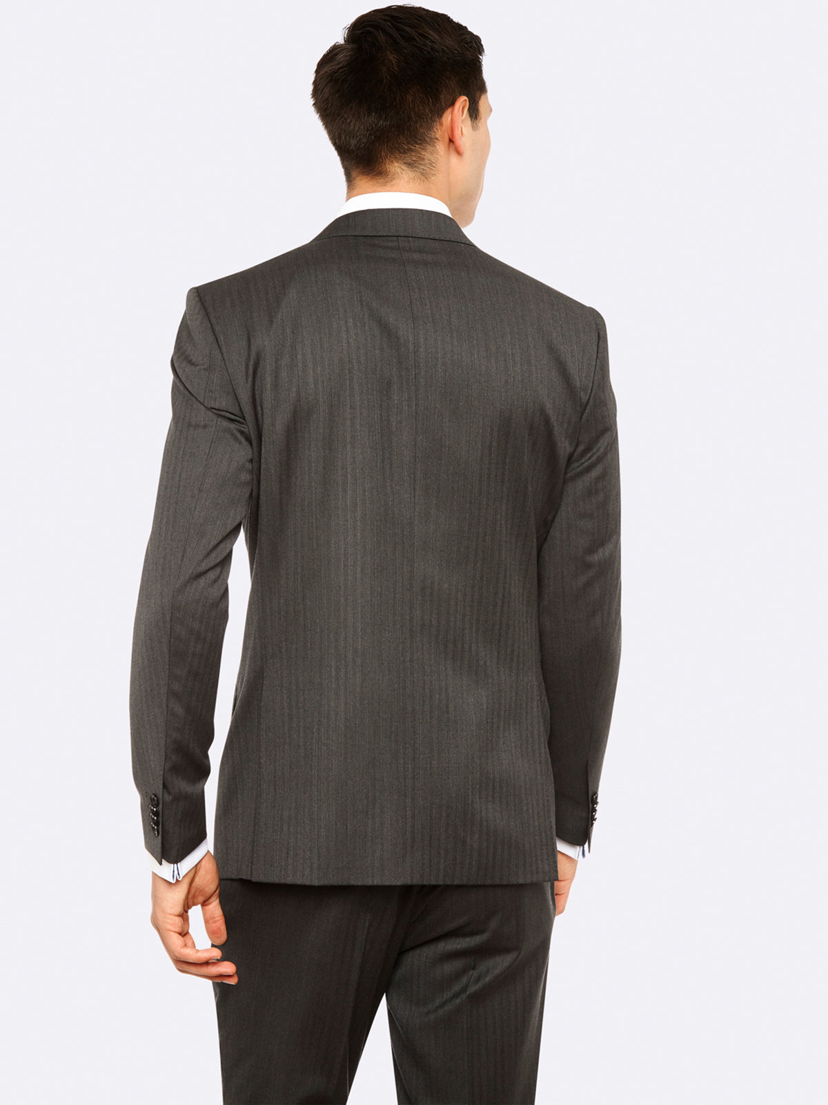 MARLOWE WOOL SUIT JACKET CHARCOAL